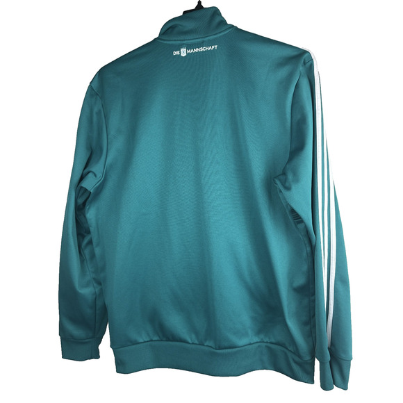 Adidas Germany 2018 Football Soccer Track Jacket Green CF2467 Zip Men's US XL - Picture 9 of 11